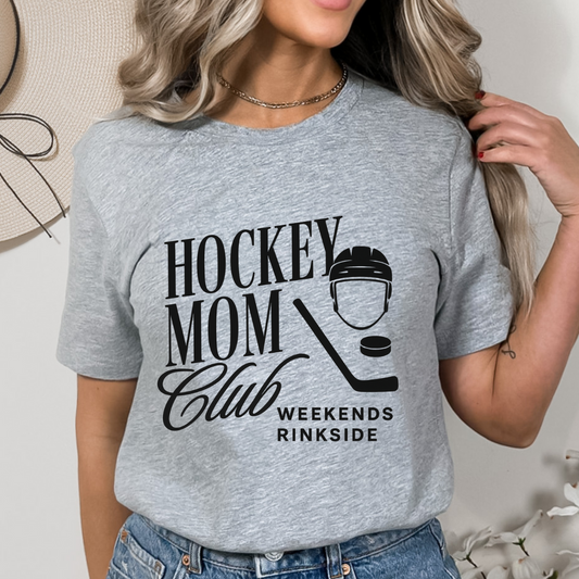 Hockey Mom SINGLE Color DTF Transfer