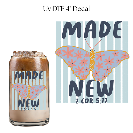 Made New 4” UV DTF Cup Decal
