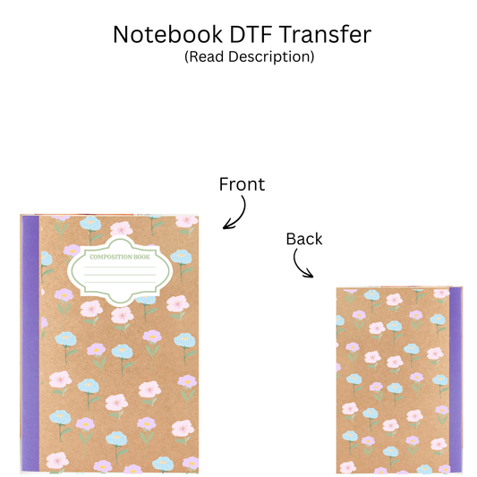 Flowers With Stems Kraft Notebooks