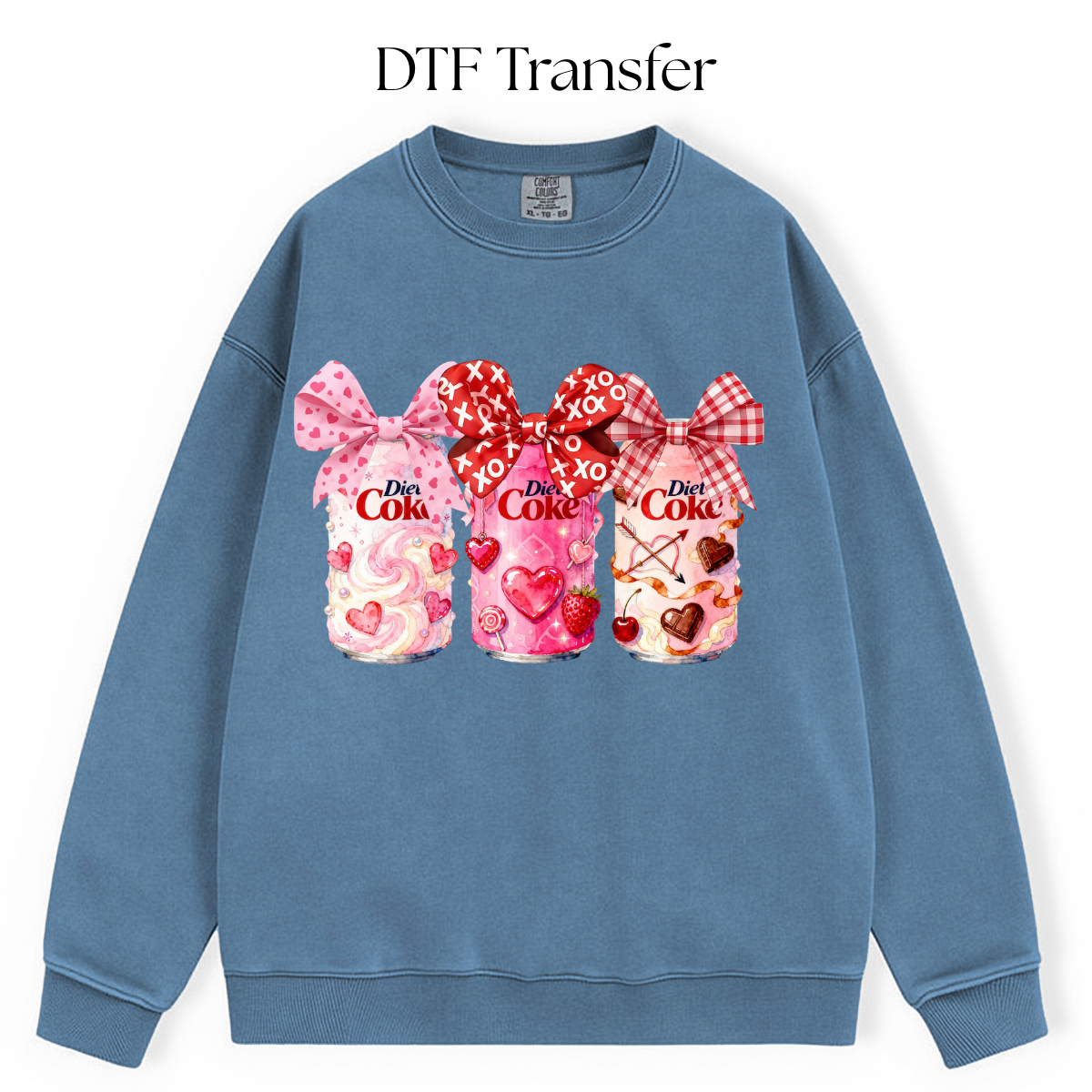 Valentine Diet Sodas DTF Transfer