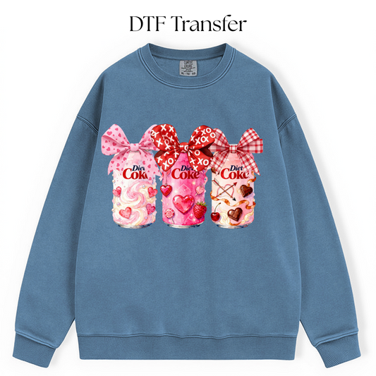 Valentine Diet Sodas DTF Transfer