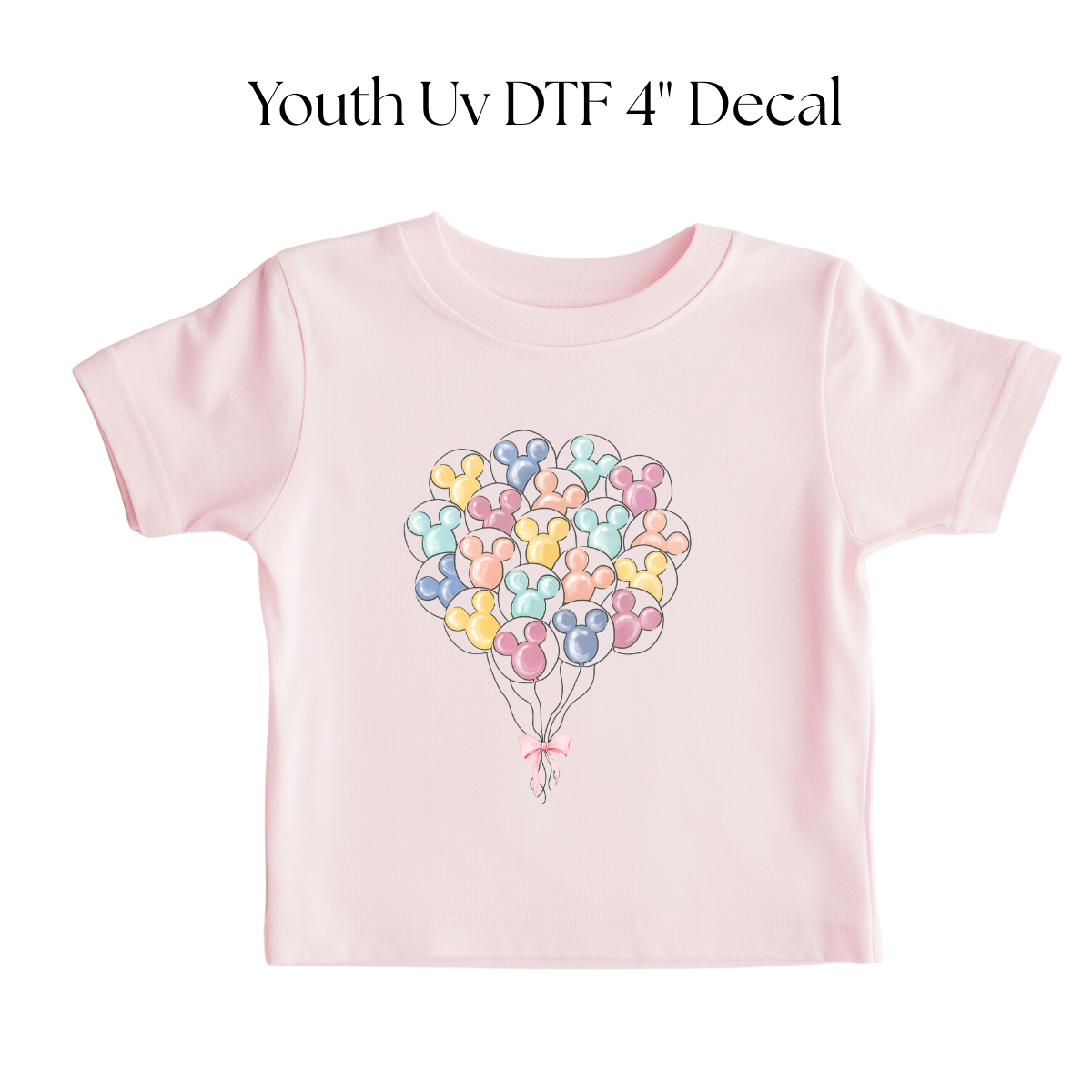 YOUTH Mouse Balloons DTF Transfer