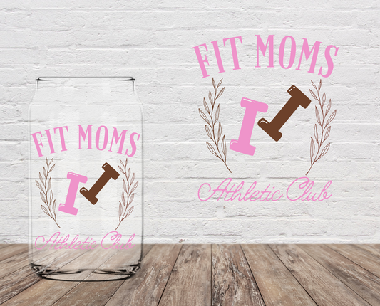 Fit Moms Club 4" UV DTF