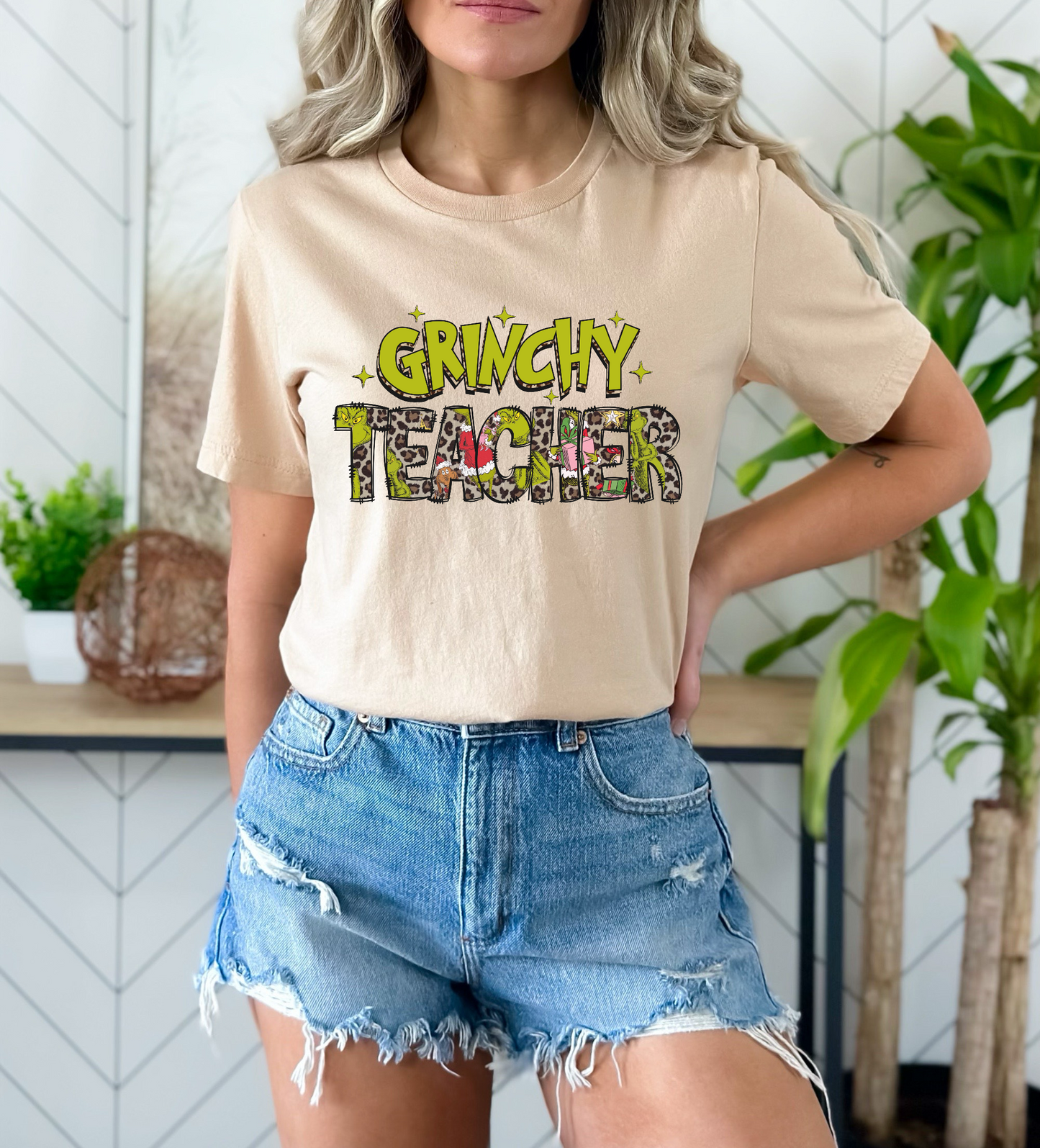 Green Monster Teacher DTF