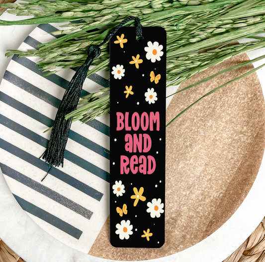 Bloom & Read Bookmark UV DTF Transfer