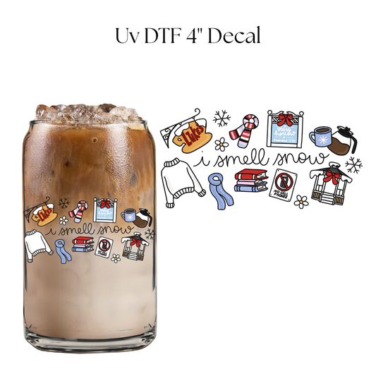 I Smell Snow 4” UV DTF Decal
