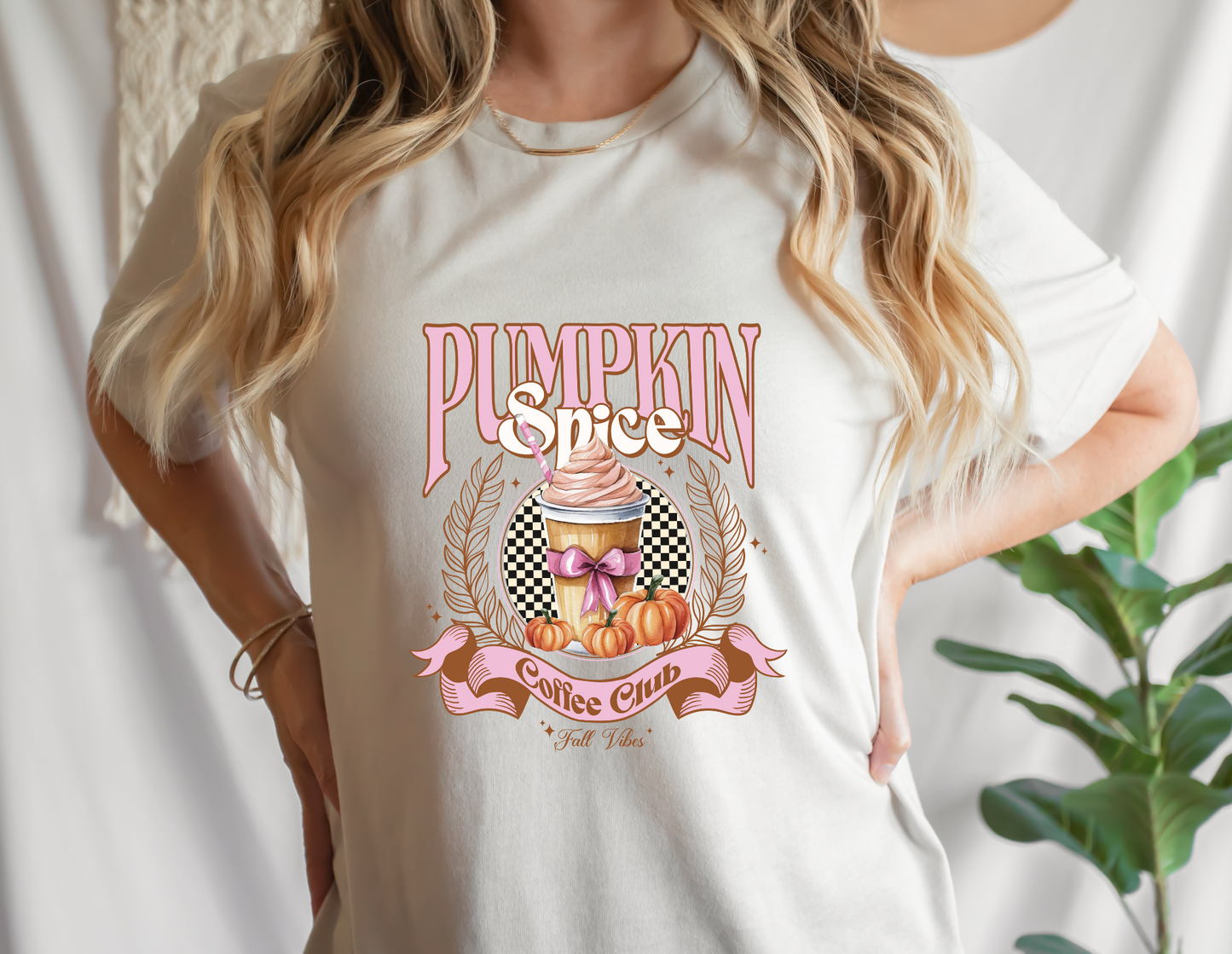 Pumpkin Spice Pink DTF Transfer