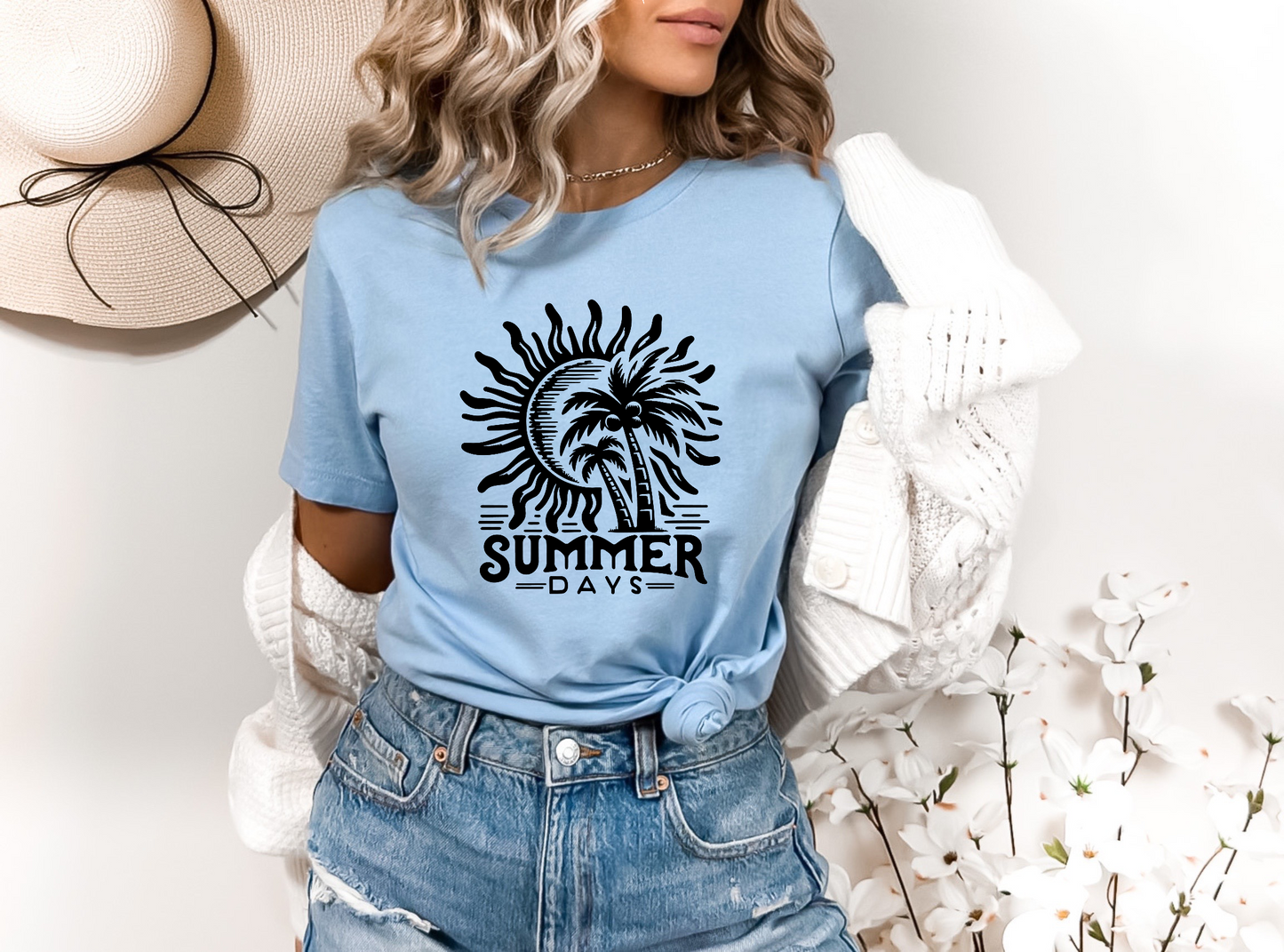DRAFT Summer Days (BLACK) SINGLE COLOR DTF TRANSFER