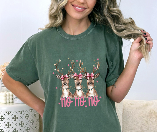 Ho Ho Ho Reindeer DTF