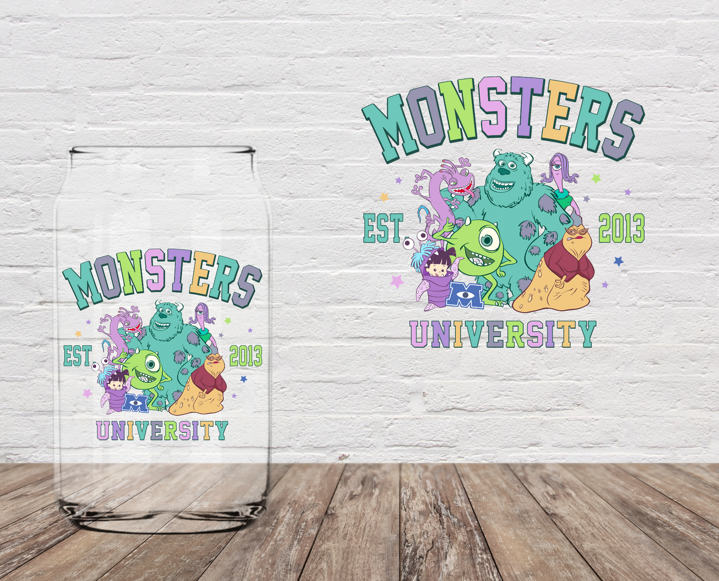 Monster Unvi Est 2013 4" UV DTF DOUBLE SIDED