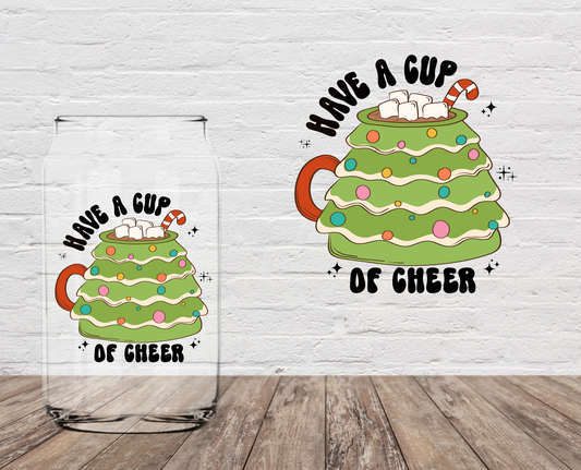 Christmas Mug Have A Cup Of Cheer 4" UV DTF