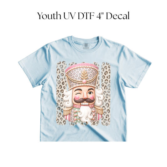 YOUTH Pink Cheetah Nutcracker DTF Transfer