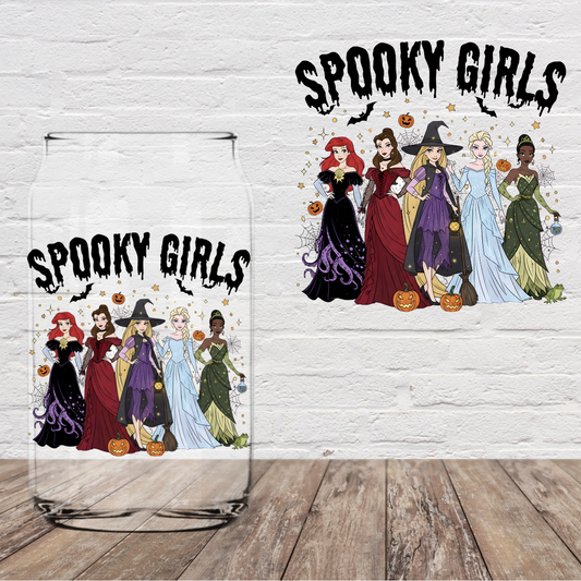 Spooky Girls Princess 4” UV DTF