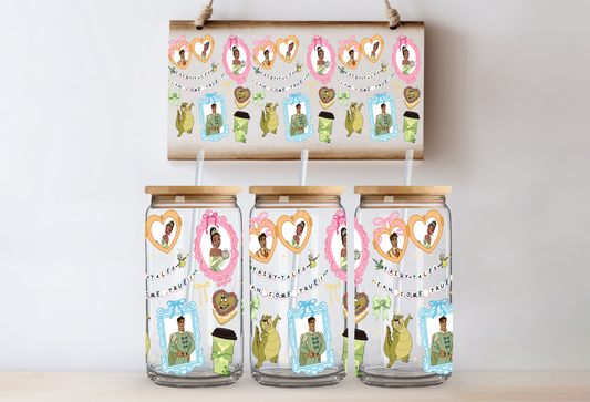 Frog Princess Frames UV DTF Wrap  DOUBLE SIDED