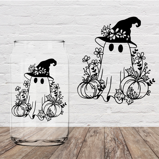 Ghostie Witch 4" UV DTF (Print to Order)