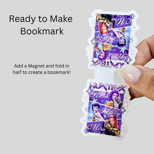 Hunt Girls Magnetic Bookmark DIY