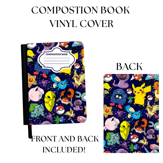 Poke Composition Notebook Vinyl Cover