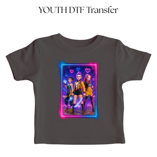 YOUTH Kpop Girls Picture DTF Transfer
