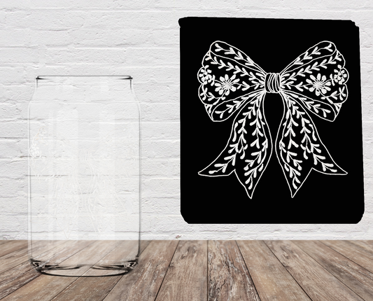 Stitched Bow 4" UV DTF