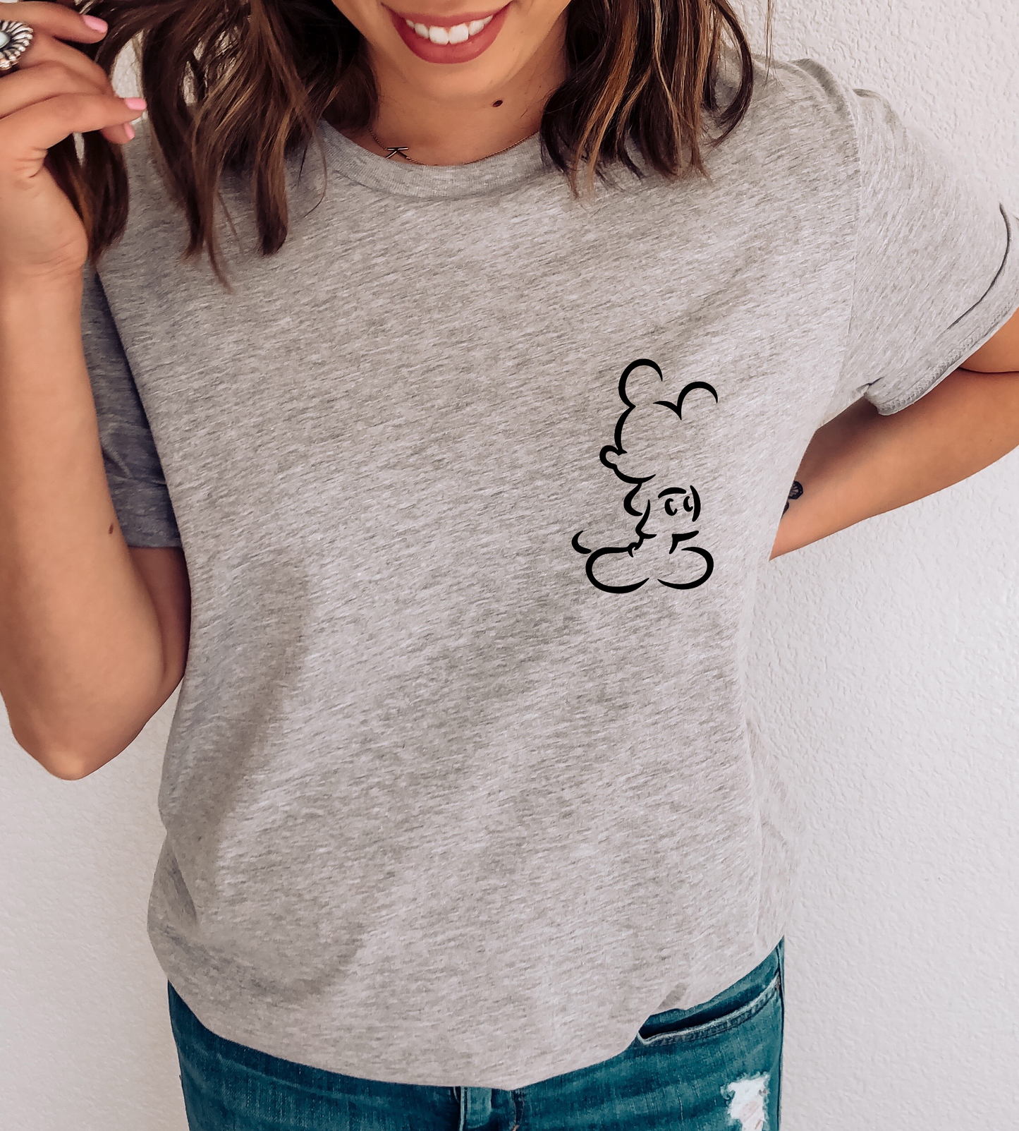 Moused Boy (BLACK) SINGLE COLOR DTF TRANSFER