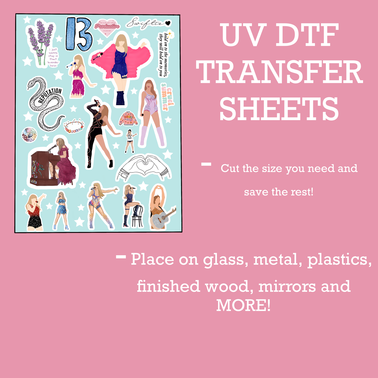 Ts 13 UV DTF SHEET