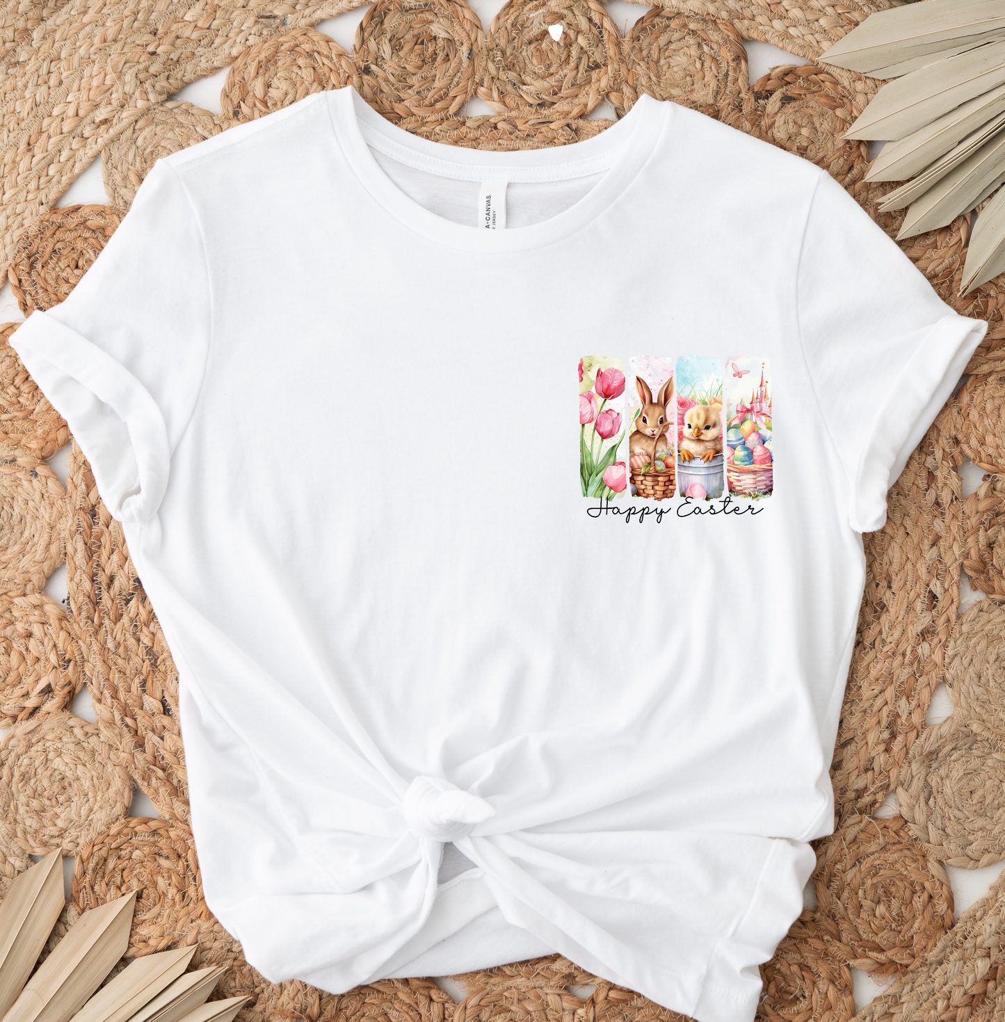 Happy Easter Chick & Bunny DTF TRANSFER