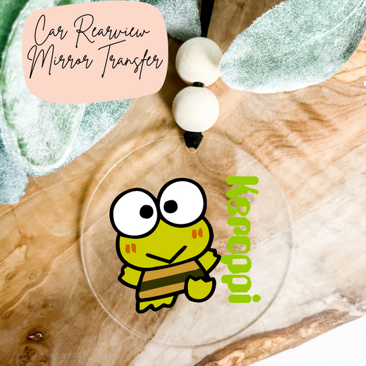 Hk Frog Rear View Mirror UV DTF TRANSFER