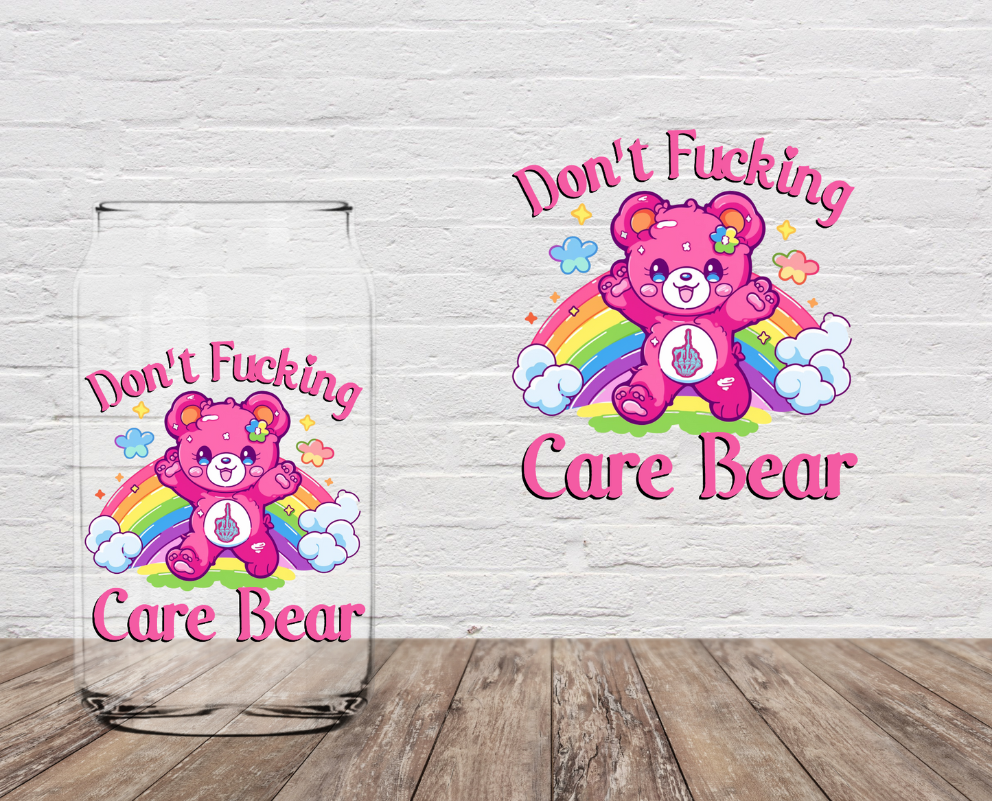 Don't Care Bear 4" UV