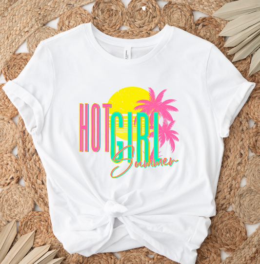 Hot Girl Summer Bright Colors DTF TRANSFER
