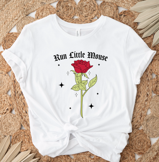 Run Little Mouse Rose DTF TRANSFER