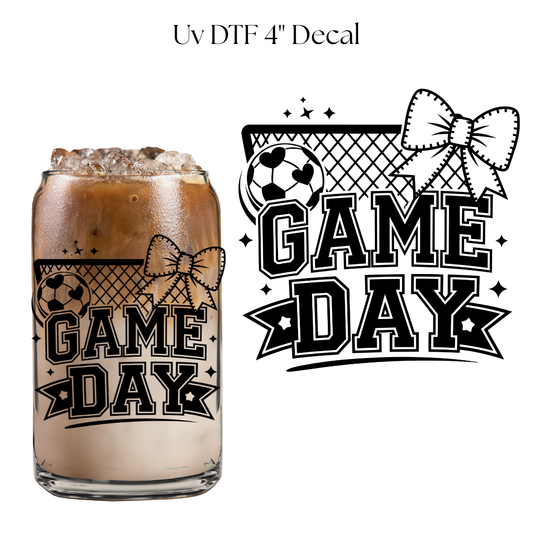 Game Day Soccer 4” UV DTF Decal