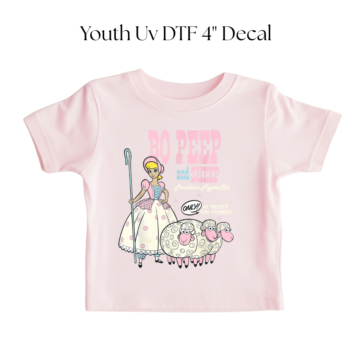 YOUTH Bo Beep Sheep DTF Transfer