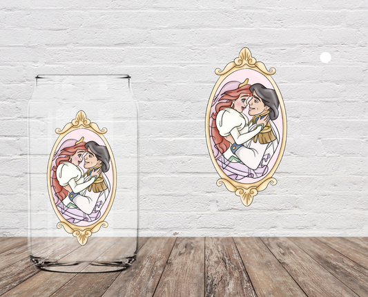 The Mermaid & Husband 4" UV DTF