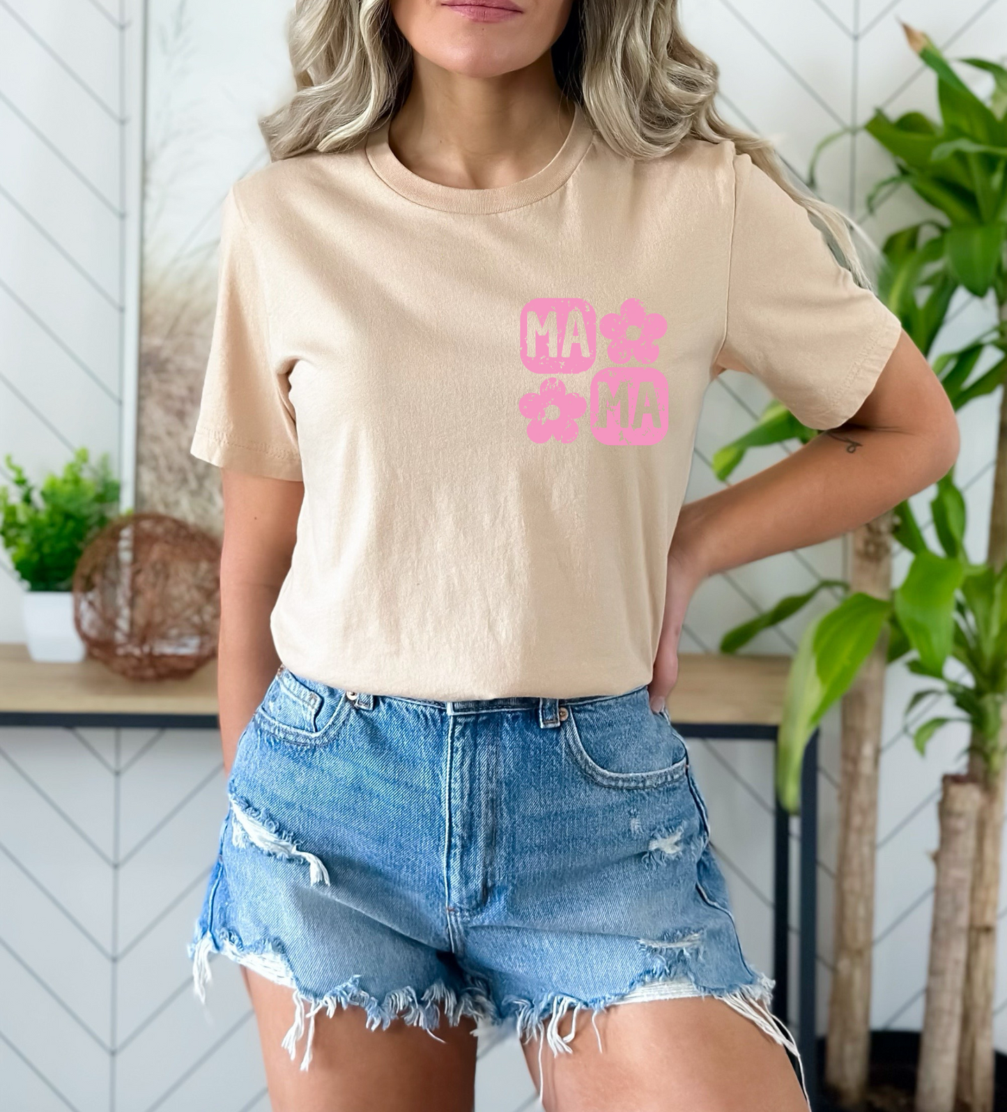 MAMA Squares SINGLE COLOR DTF TRANSFER