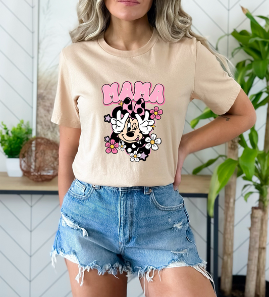 Magical Mouse Peace DTF Transfer