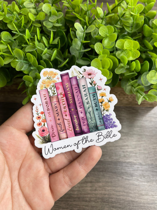 Women Of The Bible Vinyl Sticker