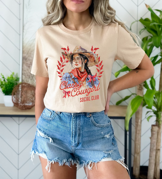 Classy Cowgirl Social Club DTF TRANSFER