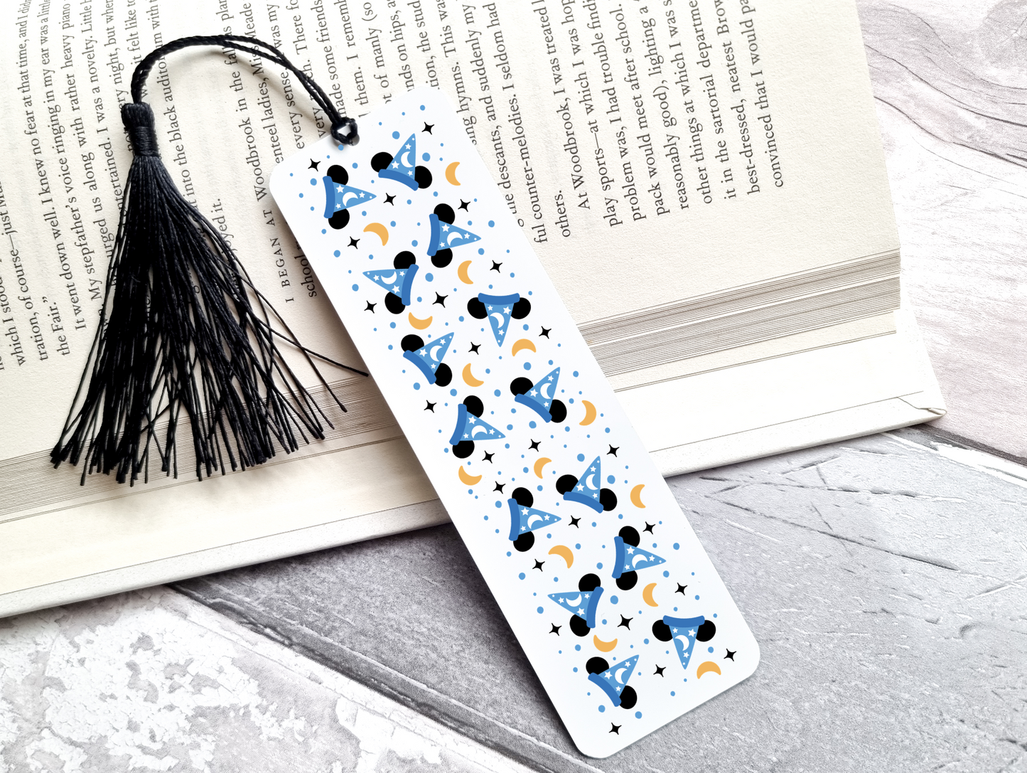 Magical Blue Hat UV BOOKMARK