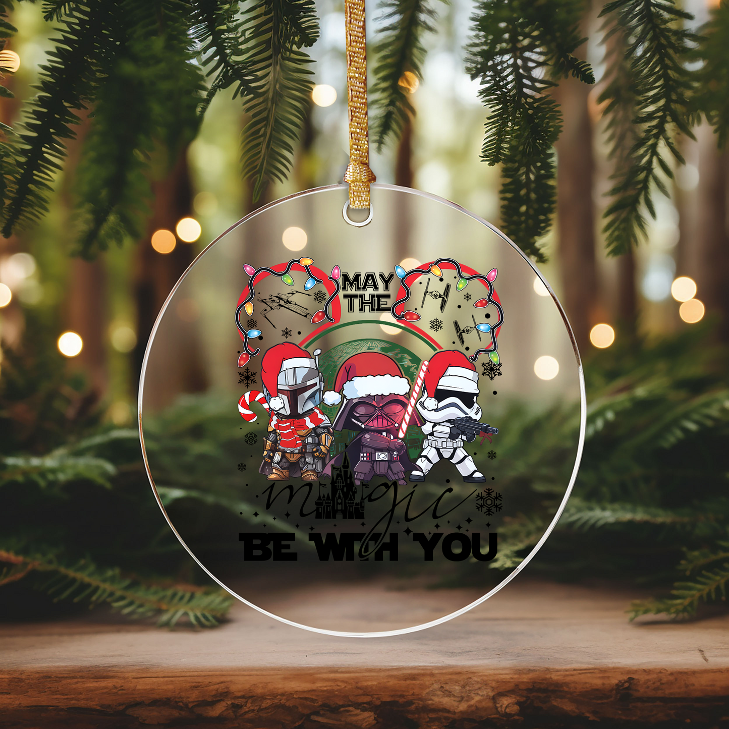 Be With You Ornament Size UV DTF DOUBLE SIDED