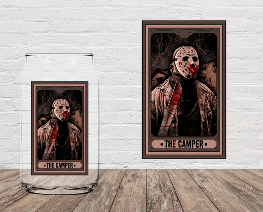 The Camper Tarot Card DOUBLE SIDED 4" UV DTF