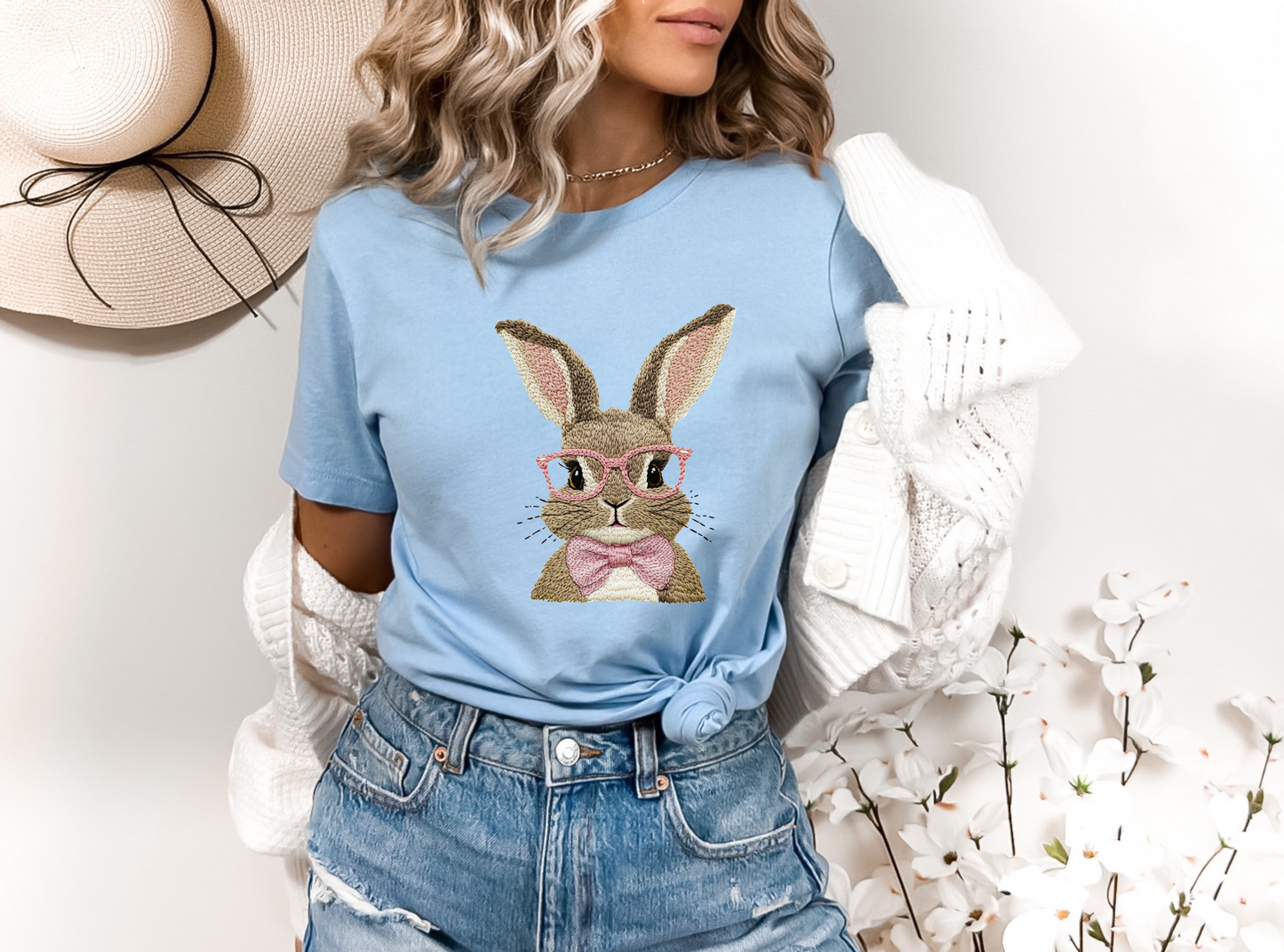 Knitted Bunny ADULT/YOUTH DTF TRANSFER