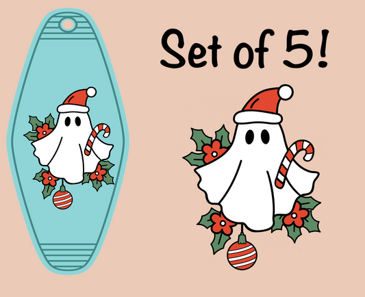 Ghost Christmas (MOTEL KEYCHAIN)