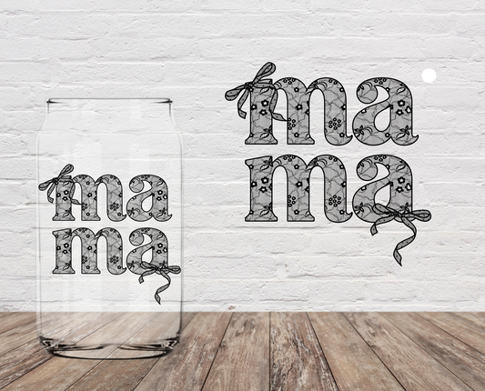 Mama Lace 4" UV DTF