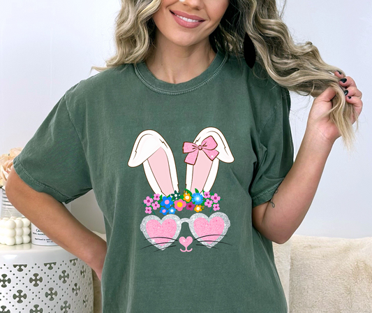 Glitter Bunny Ears DTF Transfer