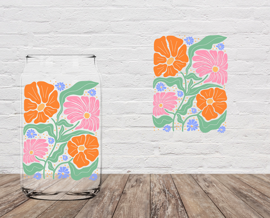 Bright Flowers 4" UV