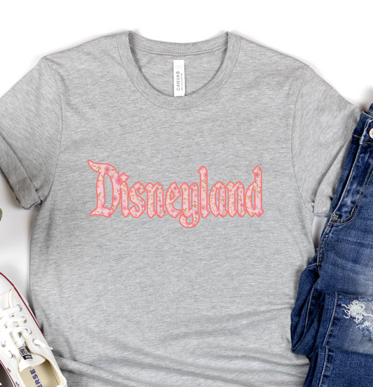 Pink Floral Magical Place DTF TRANSFER