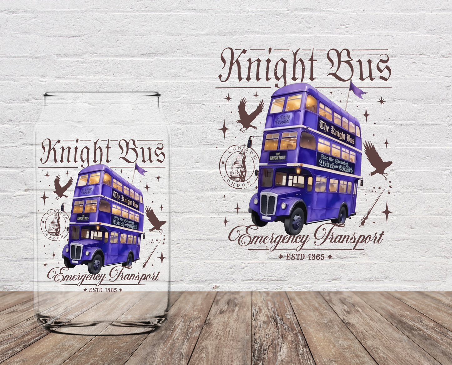 Knight Bus 4" UV DTF