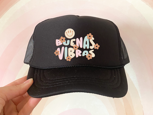 Buenas Vibras Hat/Pocket Transfers DTF