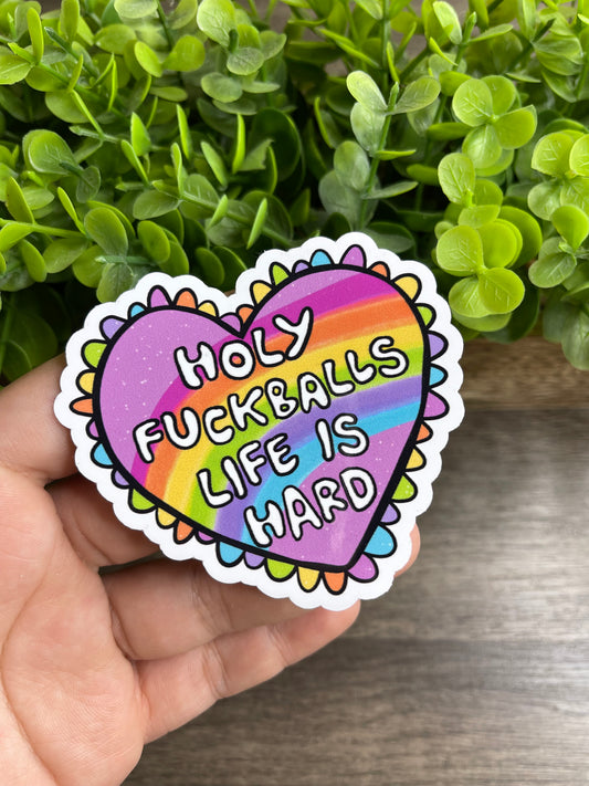 Life is Hard Vinyl Sticker