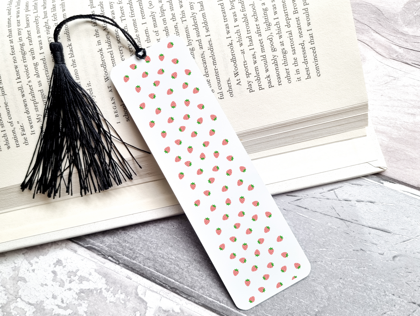 Strawberries UV BOOKMARK